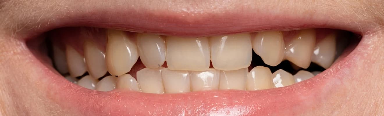 Sbiancamento dentale professionale — prima